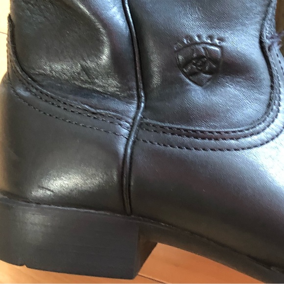 SOLD- Ariat, Women’s 7.5, Black Leather Roper Boots, GUC - Picture 8 of 16